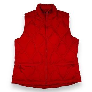 Vintage 2000s Gap Puffer Vest Women's Medium‎ Red